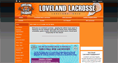 Desktop Screenshot of lovelandlax.net
